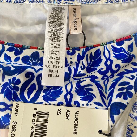 nanette lepore blue talavera bikini bottoms - Picture 5 of 8